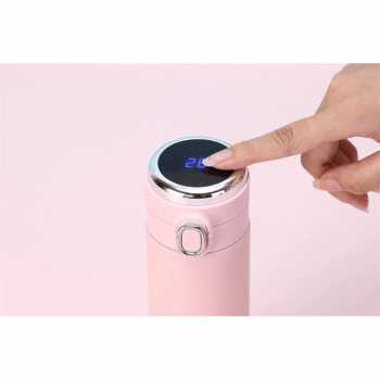 Botol Minum Thermos Suhu LCD Smart Mug 420ml / Botol Thermos Stainless Botol Thermos Hot And Cool / Thermos Suhu Thermos Led Digital Suhu Doff Karet Botol Minum Thermos Tumbler / Botol Minum Murah Lucu Botol Minum Suhu Panas Dingin Botol Minum Thermos