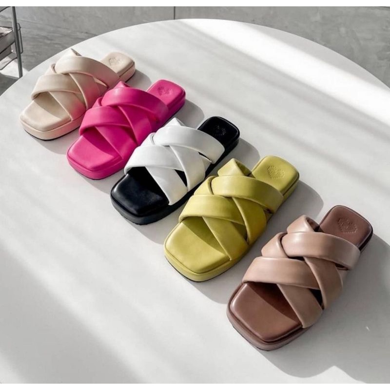 ABBUSHOES Bk 11 filp pop sepon super silang fabbi 3cm