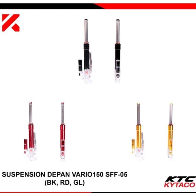 Suspension Depan KTC KYTACO Original Vario 125 Vario 150 Beat Fi Scoopy Fi