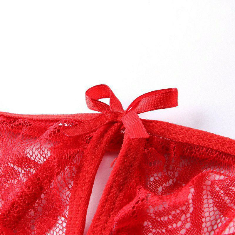 Celana Dalam Sexy G String T panty Open Crotch Lace Renda Pita