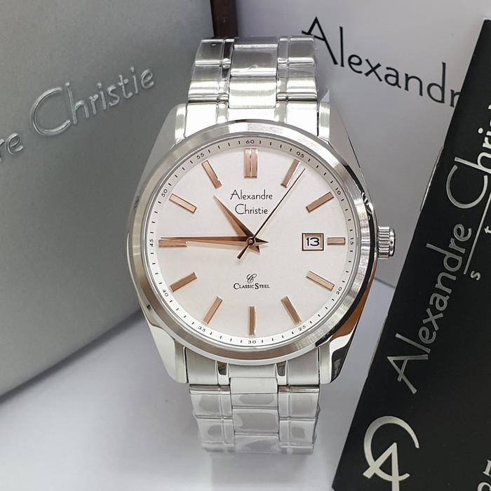 Alexandre Christie AC 8514 Silver RG Pria Alexandre Christie AC8514 Best Seller