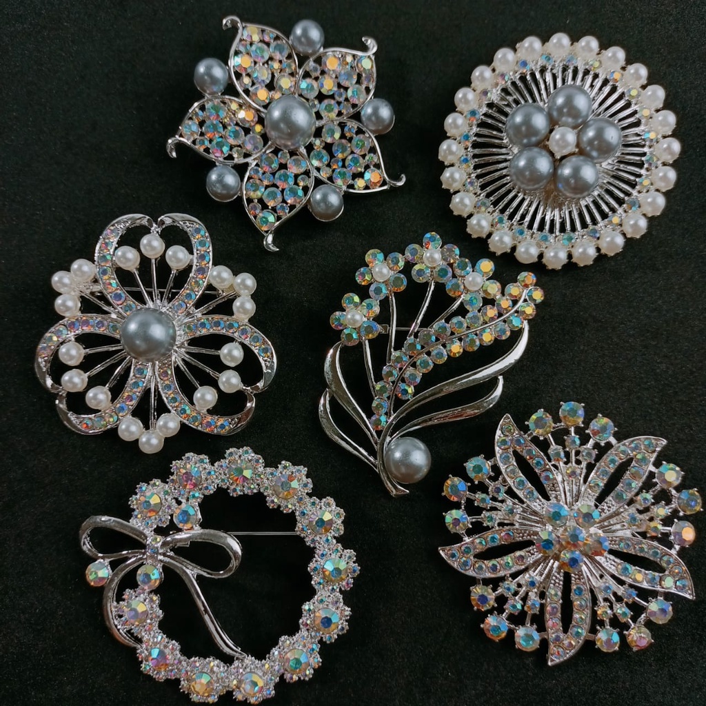 TERBARU - Bros Jilbab / Bros Cantik Elegan / Brooch Mewah / Bros Mewah / Bros Laris / Bros Jilbab / 