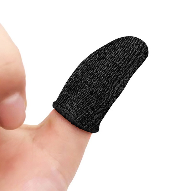 Btsg 2buah Gaming Finger Sleeves Finger Cots Untuk Game Handphone, Sarung Jari Gaming Handphone Sensitif Untuk PUBG/COD/LOL