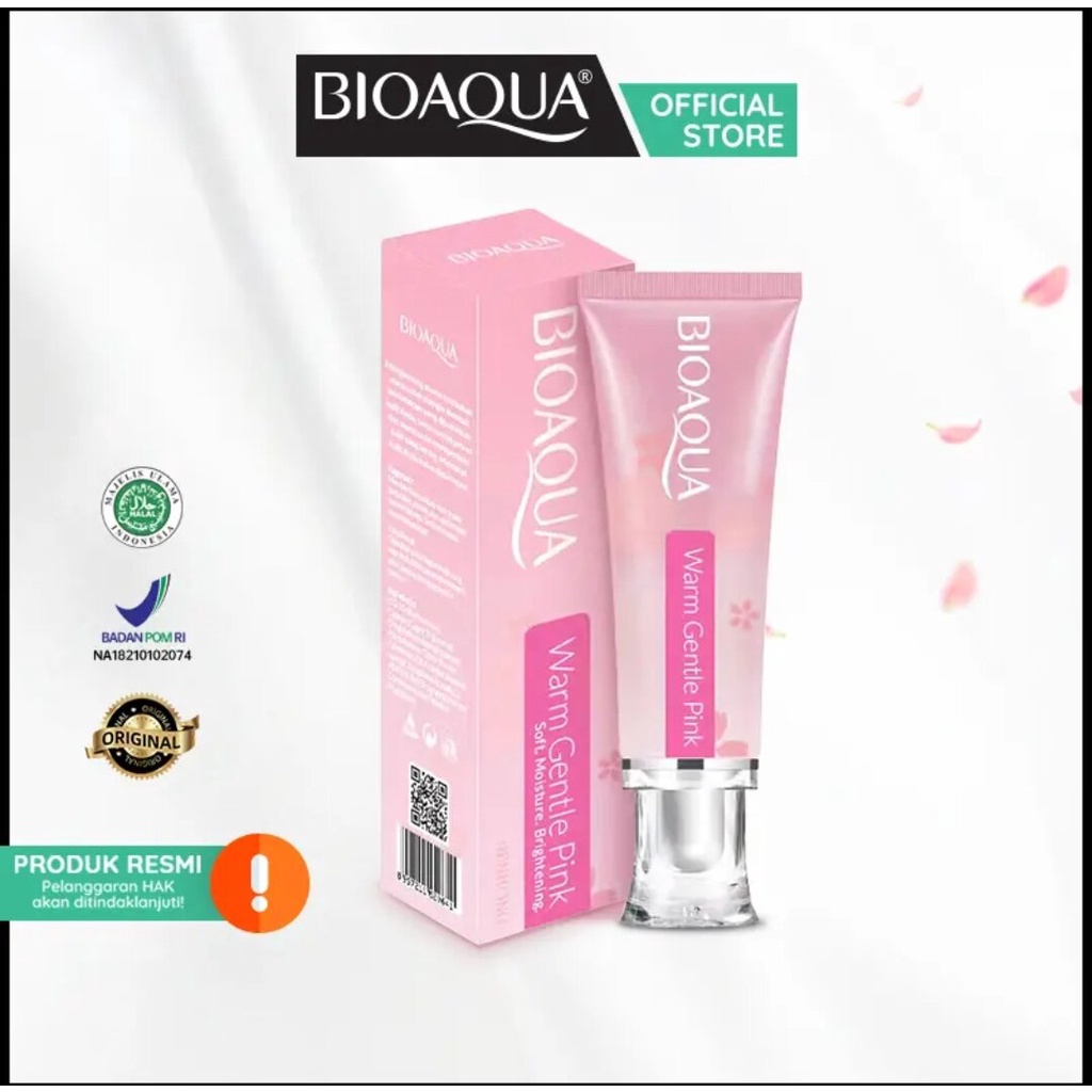 [ORI] Bioaqua Nenhong Pemerah Bibir Puting Alami Merawat dan Menjaga Kelembapan Bibir - BPOM 30 Gram