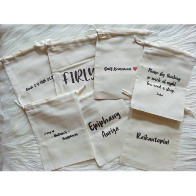 Custom Pouch Serut Satuan