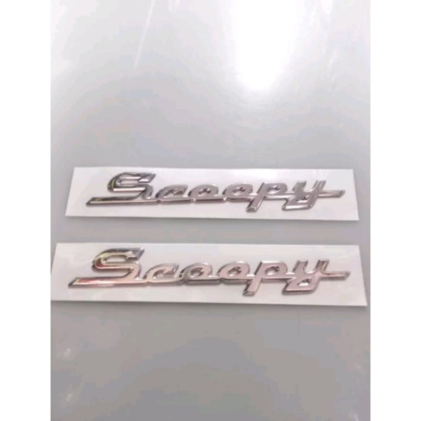 Stiker emblem scoopy new ring 12 k93 original lp