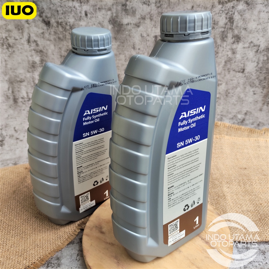 Oli Aisin 5W 30 API SN/ CF FULLY SYNTHETIC isi 1 ltr ASLI