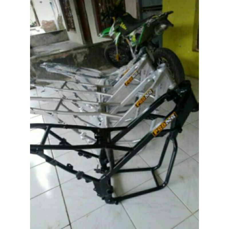 Frame Rangka kerangka Custom KLX PNP mesin KLX Ninja Tiger Megapro GL  CB150R Scorpio Vixion RC King
