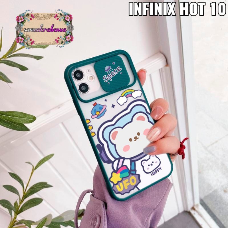 SS070 CASE SLIDE KARAKTER INFINIX SMART 5 6 HOT 8 9 10 11 PLAY 11S SB3177