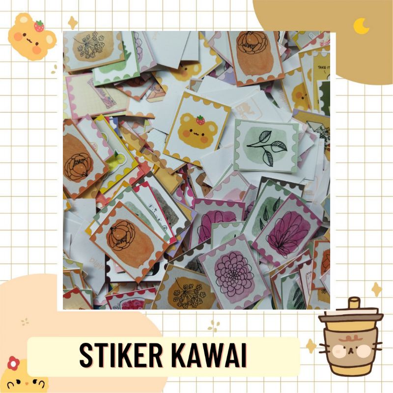 

STICKER [Min 50pcs] PERANGKO KIYOWO UNTUK FREEBIES | DECO | JOURNAL