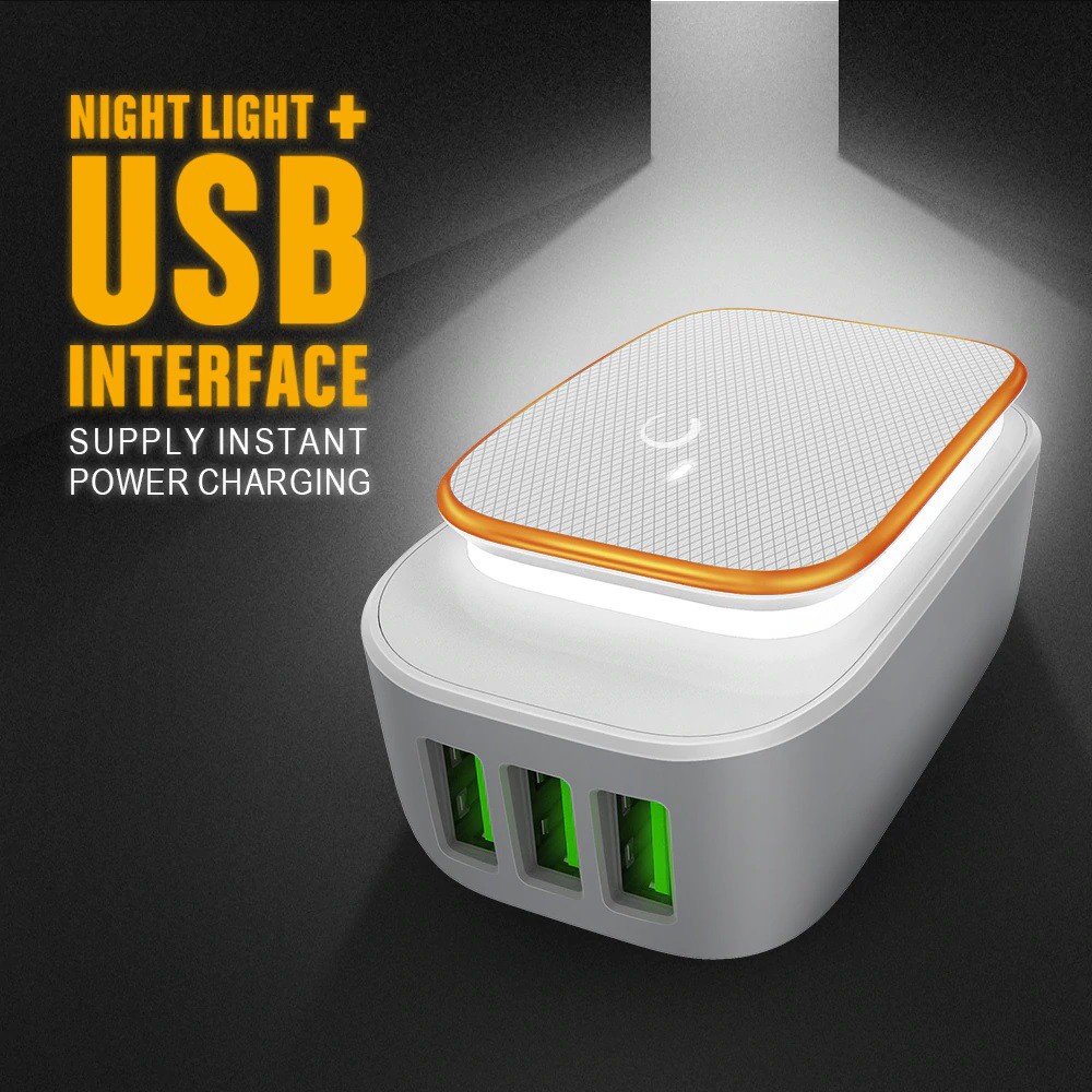 LDNIO A3305 LED Touch Lamp with 3 USB Port Charger Max 3.4A EU Plug