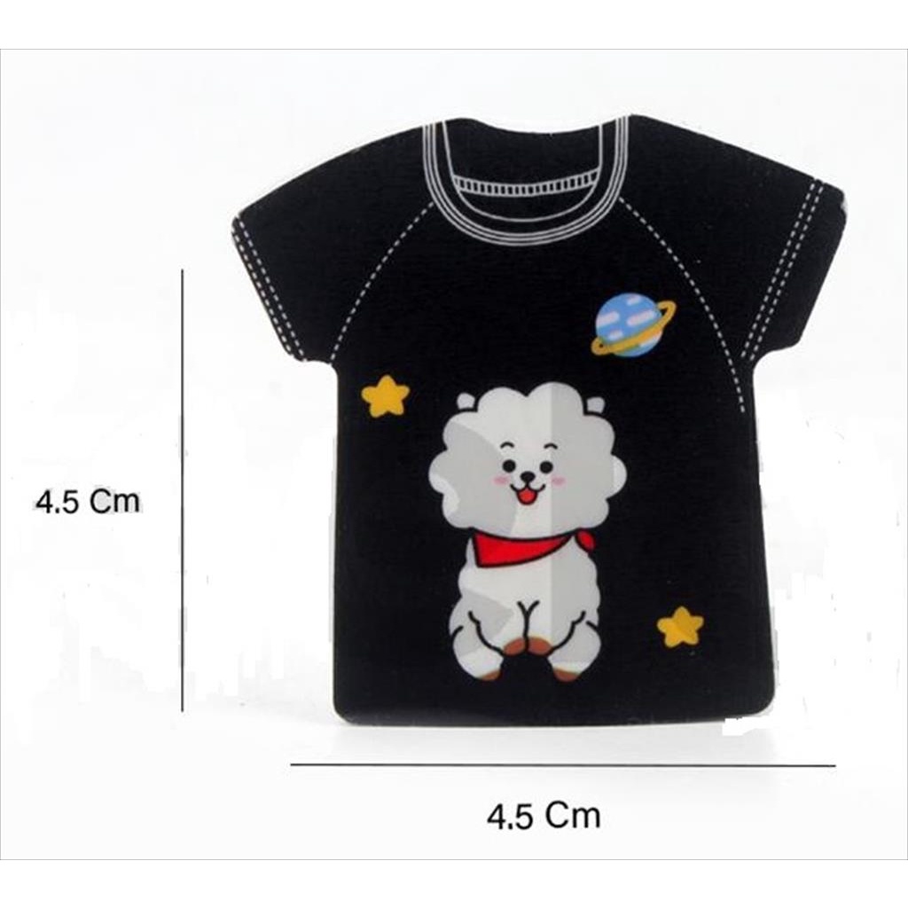 LS 903 - Ecer 1PC Penghapus Baju Karakter BT21 Lucu Perlengkapan Alat Tulis Sekolah Anak