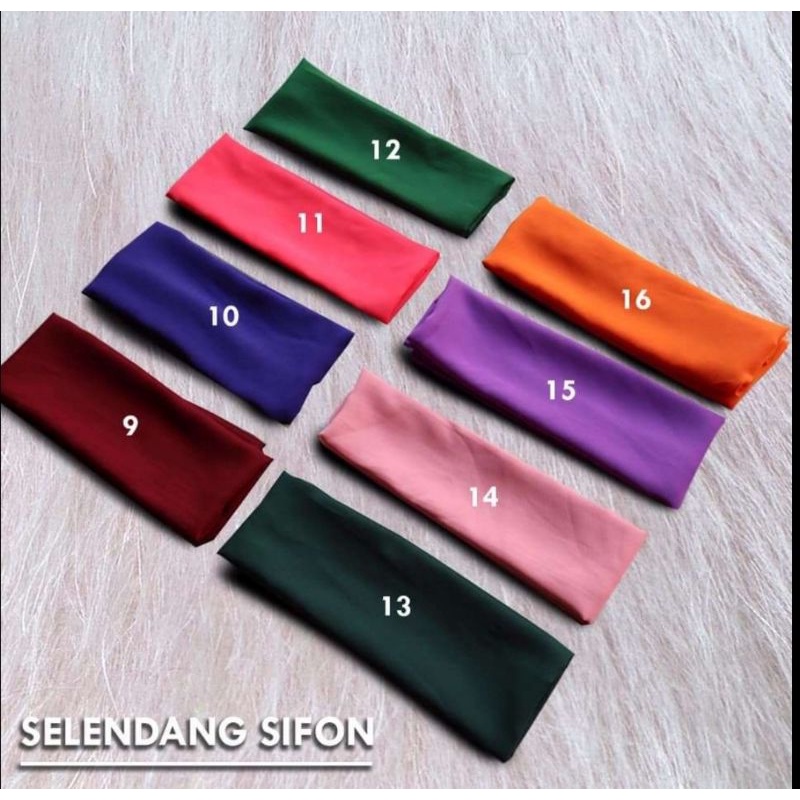 selendang sifon/selendang/selendang wanita-B