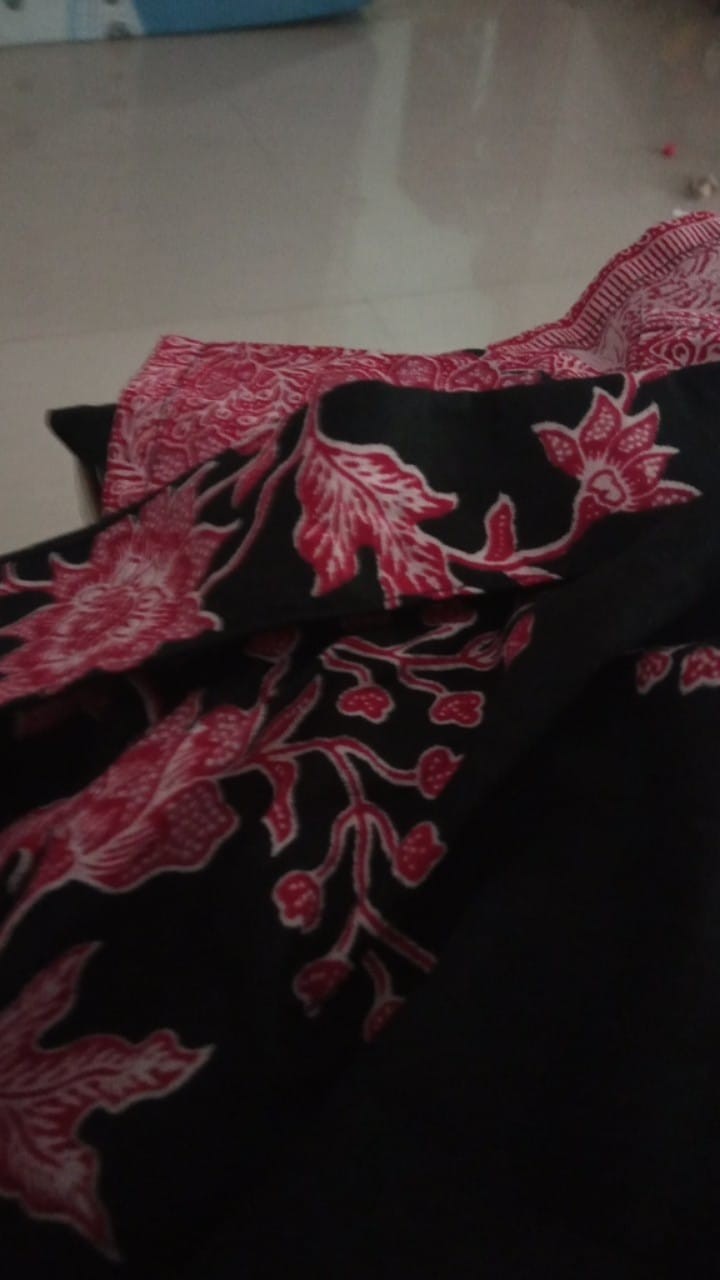 Batik Couple Keluarga Sania Ruffle Ori Ndoro Jowi Dnt Motif Cibulan