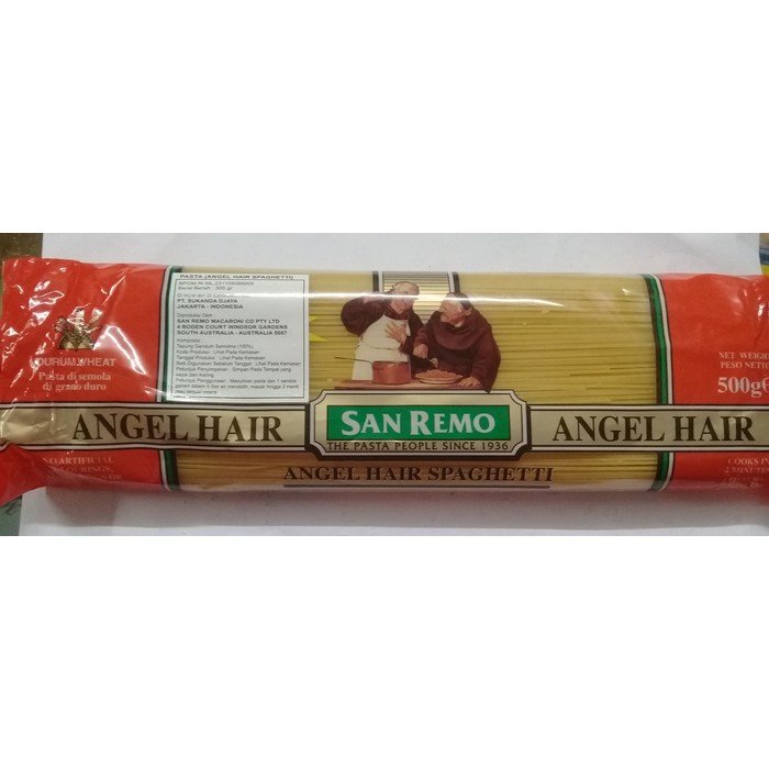 

san remo angel hair spaghetti 500 gr