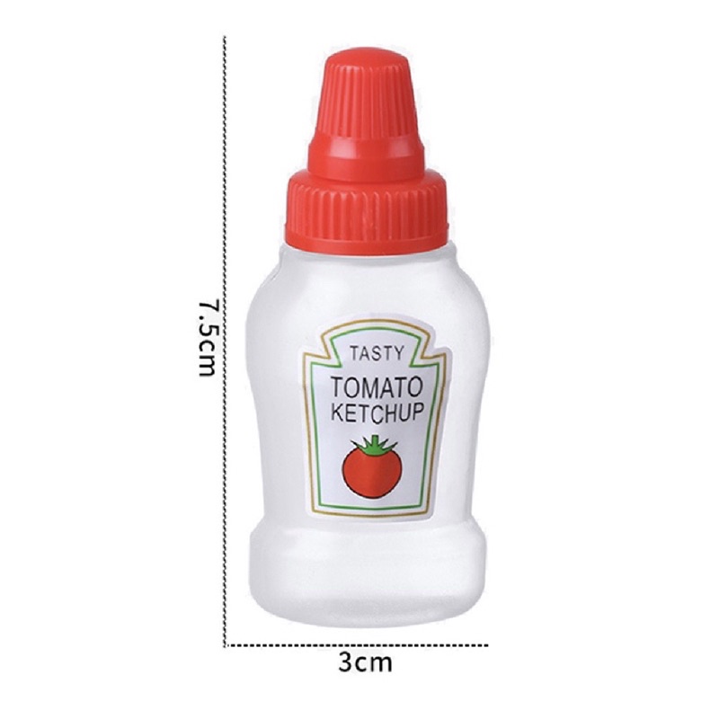 Botol Mini Dispenser Saus Tomat Salad  Dressing Portable