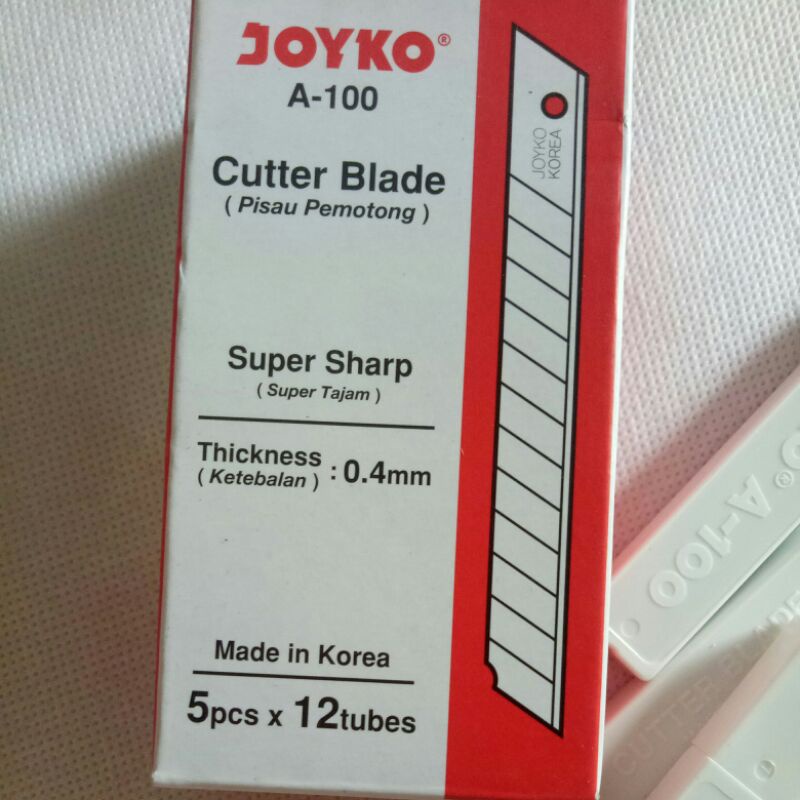 isi Pisau Cutter Joyko  A-100 isi pisau cutter L-150 refill cutter besar refill cutter kecil