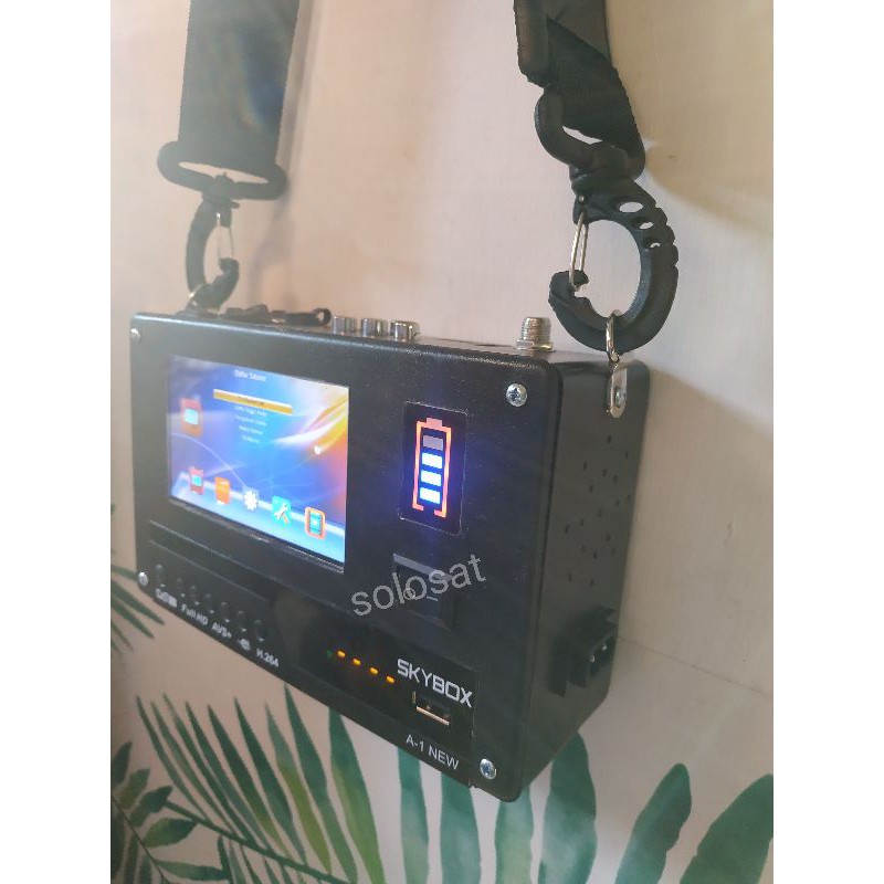 Satfinder Rakitan Mpeg4 HD Batteray bisa dilepas pasang sendiri Tahan 6jam lebih