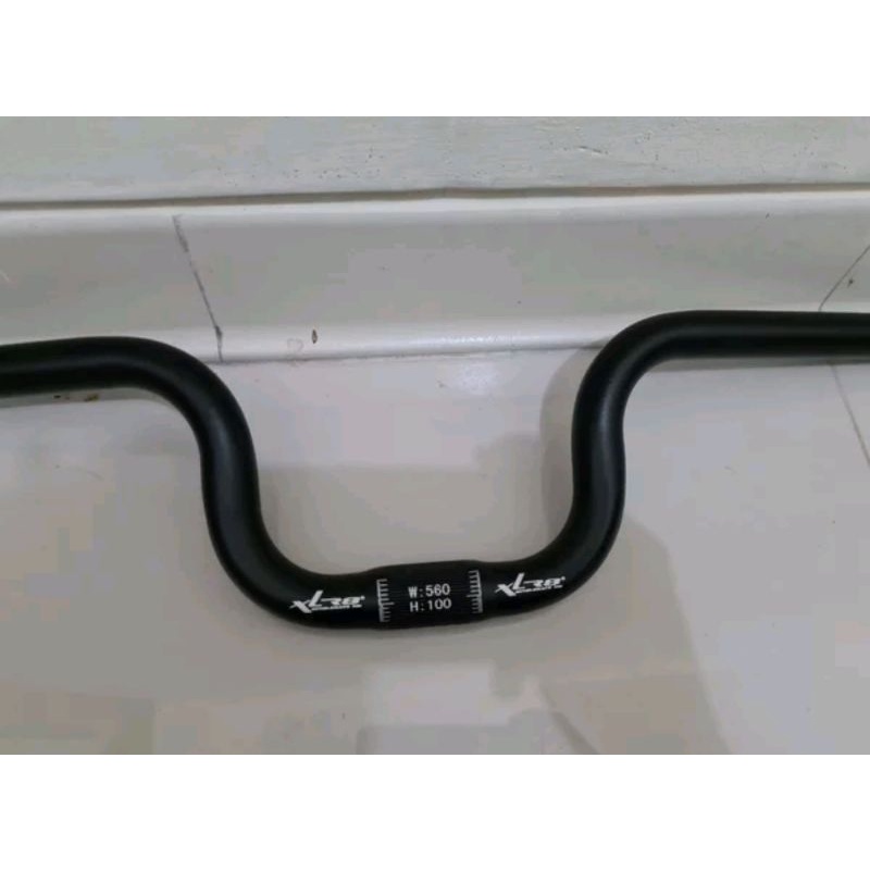 Handlebar Stang XLR8 Taiwan Seli Sepeda Lipat Diameter Panjang 25.4 x 560 MM Rise 100MM Folding Bike