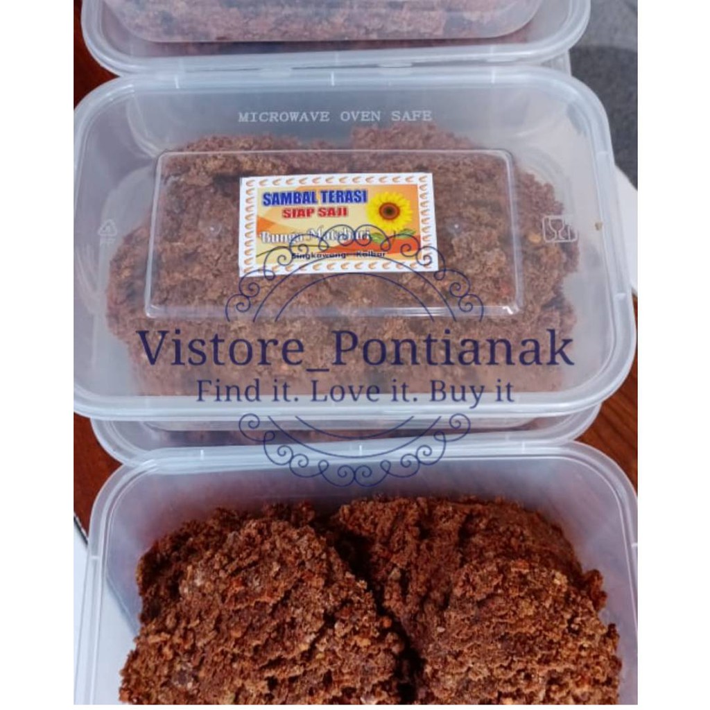 

Sambal Terasi Pontianak 350gr (siap saji)