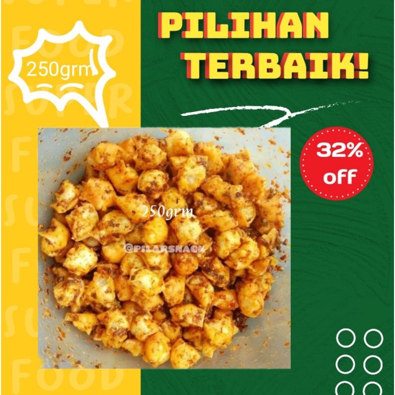 

siomay kering pedas daun jeruk 250grm