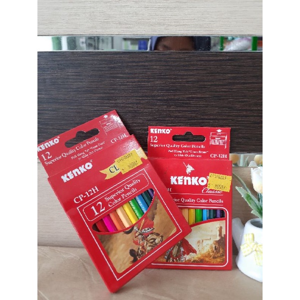 

KENKO COLOUR PENCILS CP-12H / PENSIL WARNA KENKO ISI 12 PENDEK