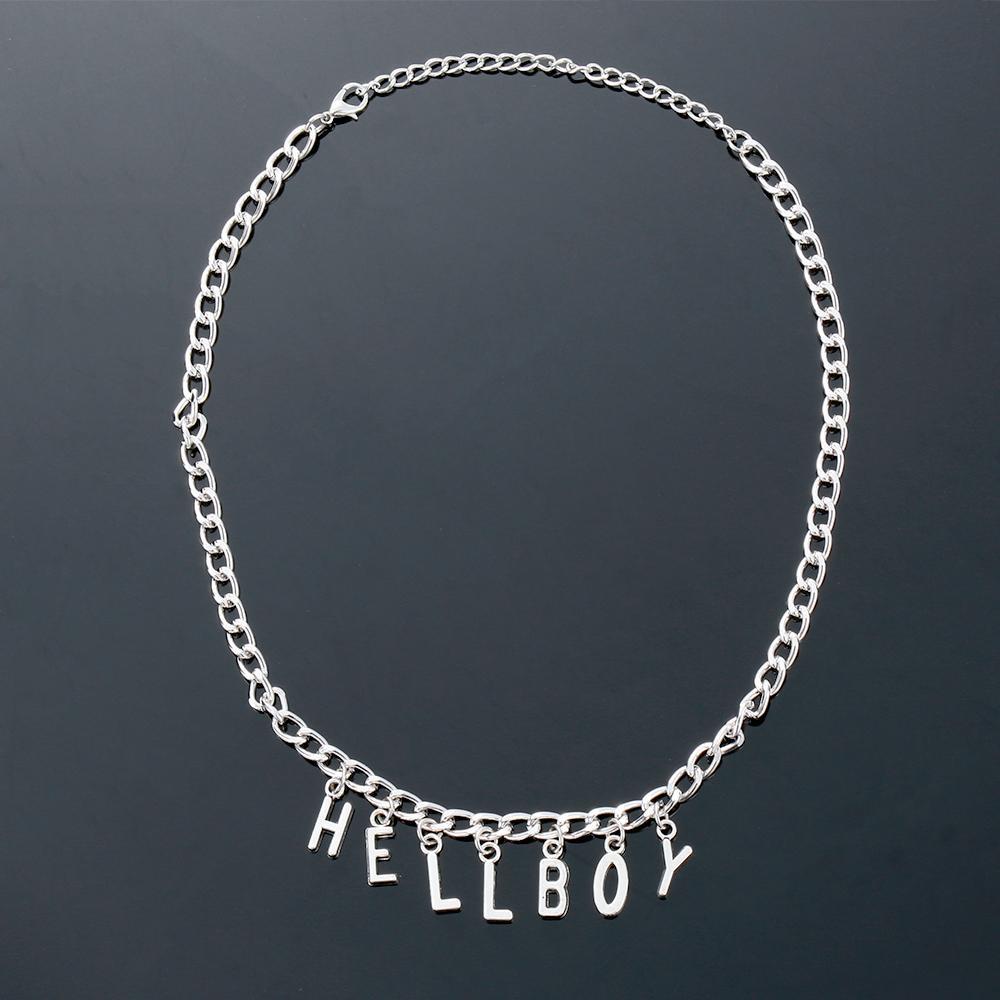 Lily Liontin Kalung Fashion Gaya Punk Hip Hop Bib Rantai