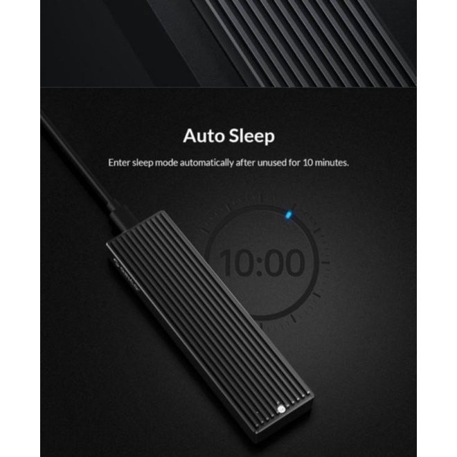 Orico M.2 NVMe SSD Enclosure USB Tipe C 3.1 External Case
