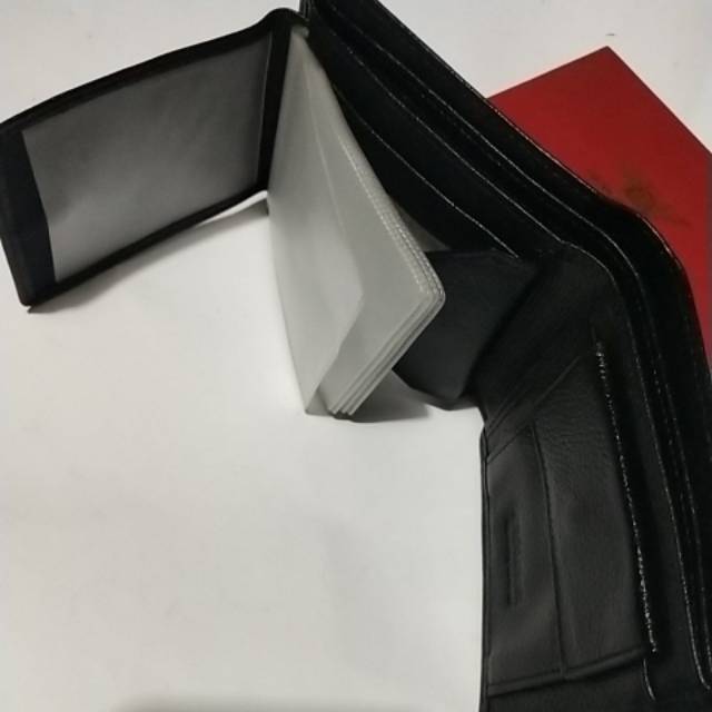 Dompet lipat pria kulit asli arm302 impor elegan