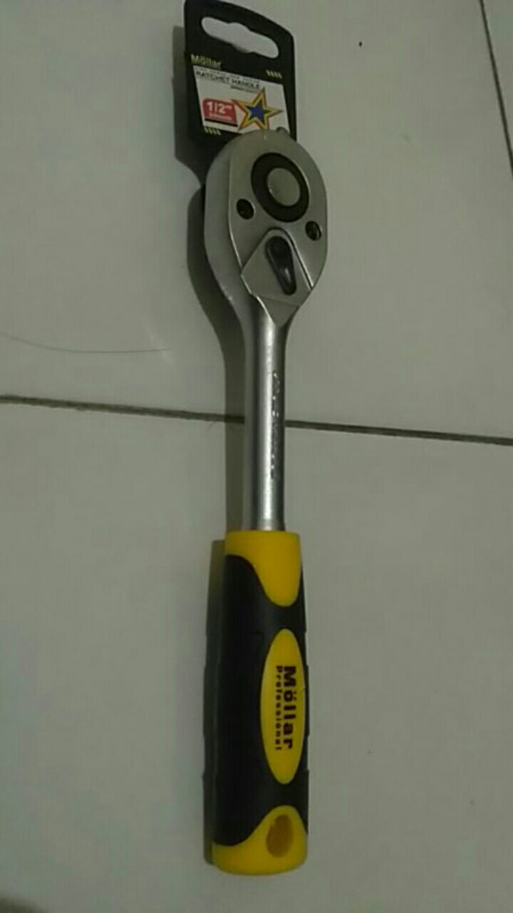 Mollar Gagang Sok Kunci Stang Rachet Ratchet 1/2 Inch X 24 T