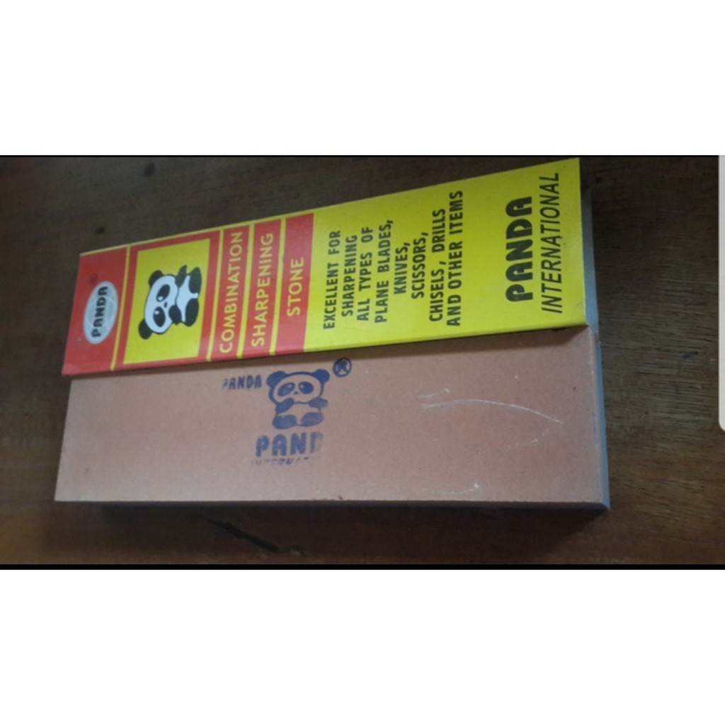 Batu Asahan Pisau Bolak Balik 20cm/ Batu Asah Gerinda 2 Muka Kasar dan Halus 20 cm/ Pengasah