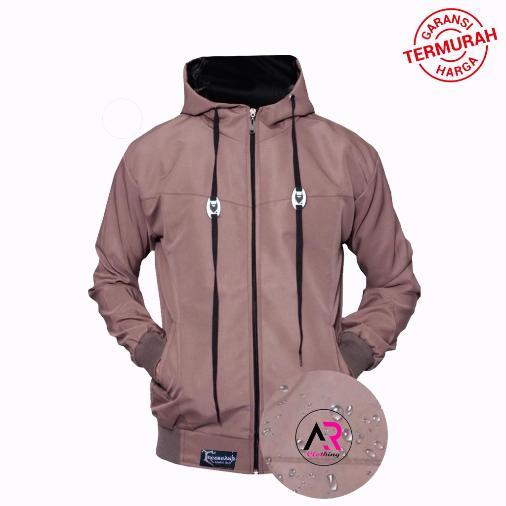 100 % ORIGINAL JAKET TASLAN HOODIE SEMI PARKA PRIA &amp; WANITA