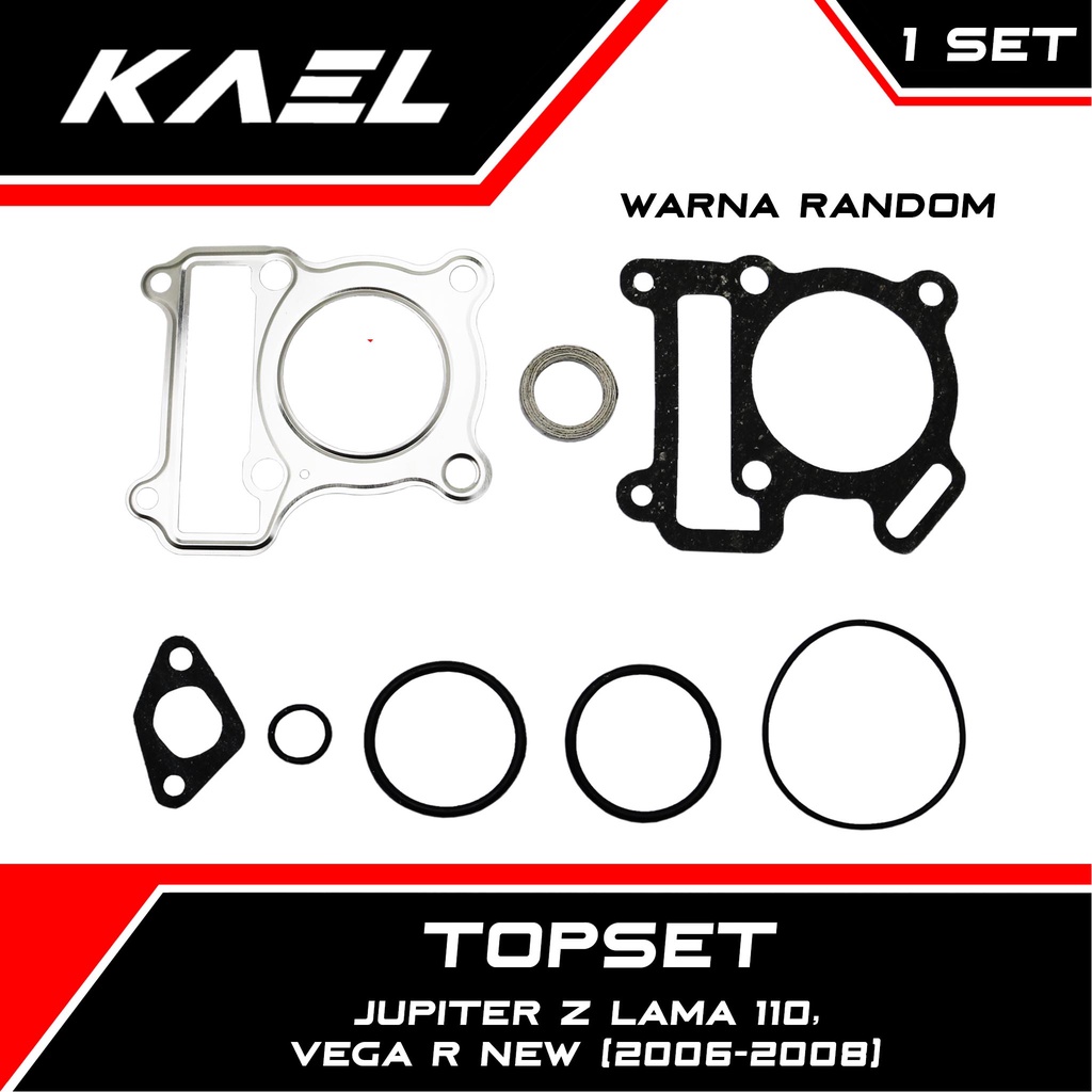 Topset Yamaha Jupiter Z Lama 2003-2008 &amp; Vega R New 2006-2008 Top Set Gasket-Paking-Packing Kit