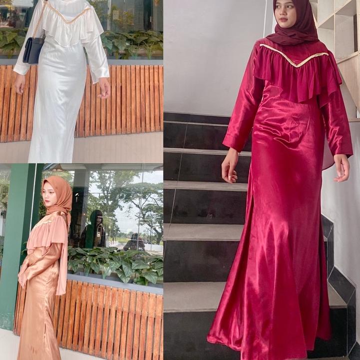 Saleϟnew Olivia dres READY- STELLA DRESS/LEBARAN/GAMIS/GAUN/KONDANGAN/PESTA 5.5 Promo >>/【Promo Hari