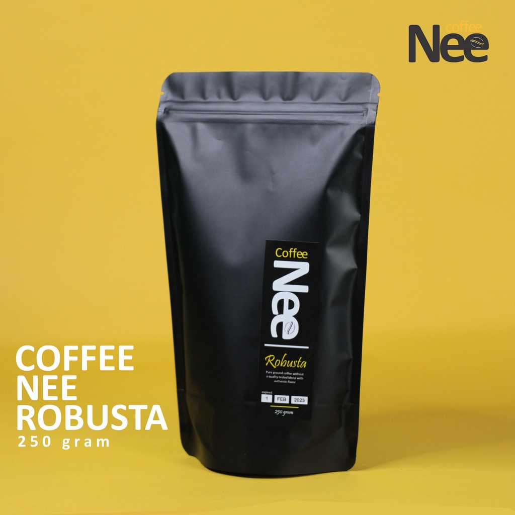 

KOPI ROBUSTA 250 gram | CoffeNee Robusta | bubuk/Medium/biji