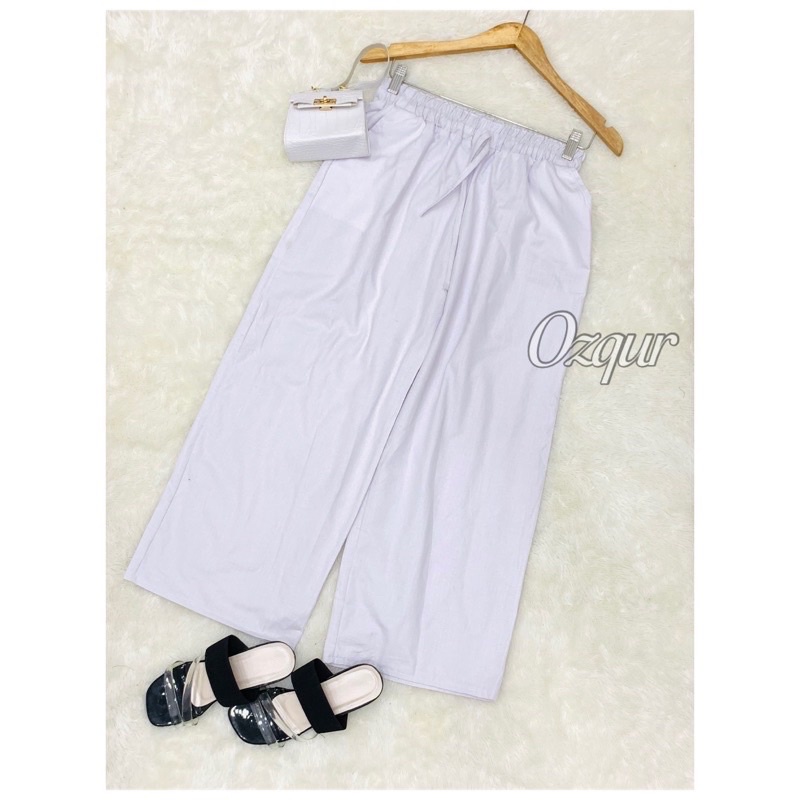 1 KG 3 PCS | DELONIX KULOT JEANS / CELANA KULOT JEANS WANITA / BAWAHAN CEWEK / JIN JINS SNOW-WIDI KULOT PUTIH