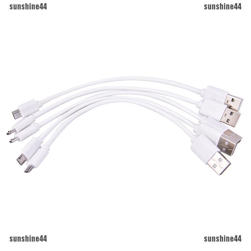 Sun44 Kabel Charger Lightning Mini Pendek 22cm 8Pin USB Untuk iPhone 5s 5c 6 6s SE 7