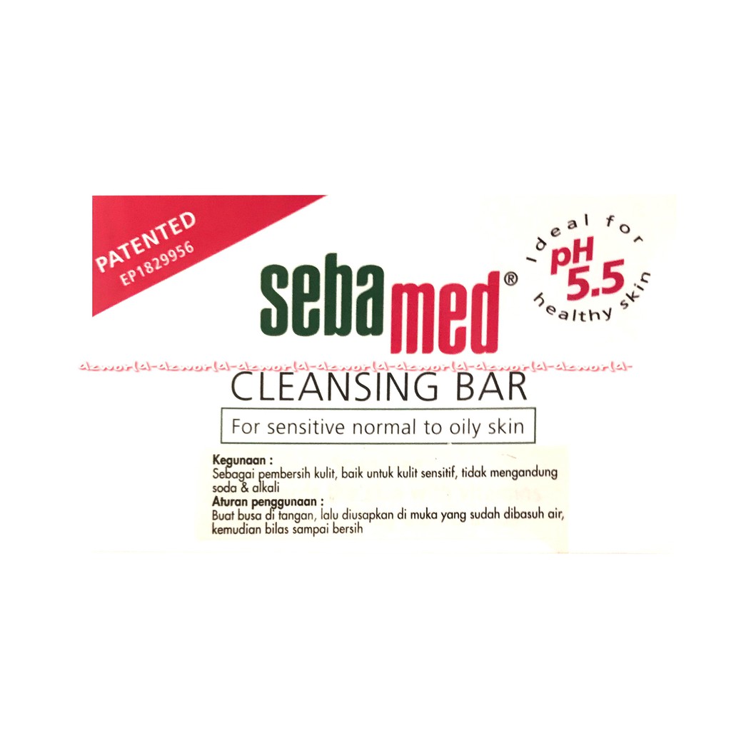 Sebamed Cleansing Bar 150gr For Sensitive Sabun Mandi Seba Med Batangan