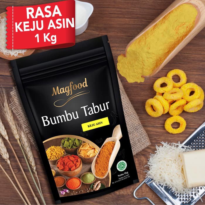 

Flash Sale - Magfood Bumbu Tabur Keju Asin 1Kg