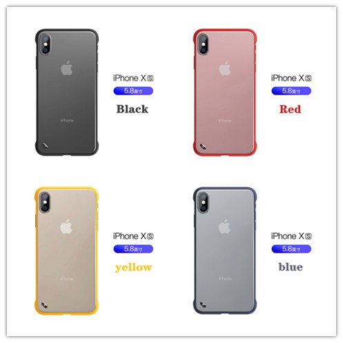 Kasus iPhone X XR XS Max 6 6S 7 8 Ditambah Kasus Telepon TPU Transparan Tanpa Batas