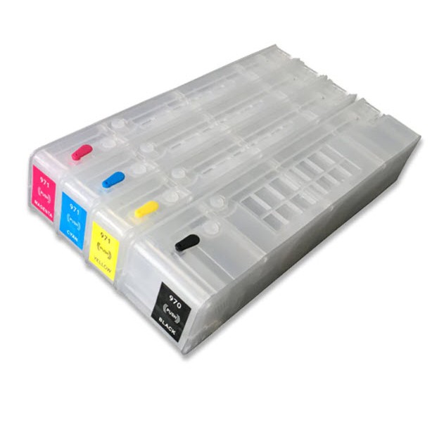 Hp 477 Pagewide Pro 477DW TINTA HP 975 compatible catridges tanpa chip