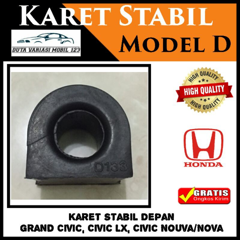 Karet Roti Stabil Stabilizer Depan Grand Civic, Civic LX, Civic Nouva/Nova