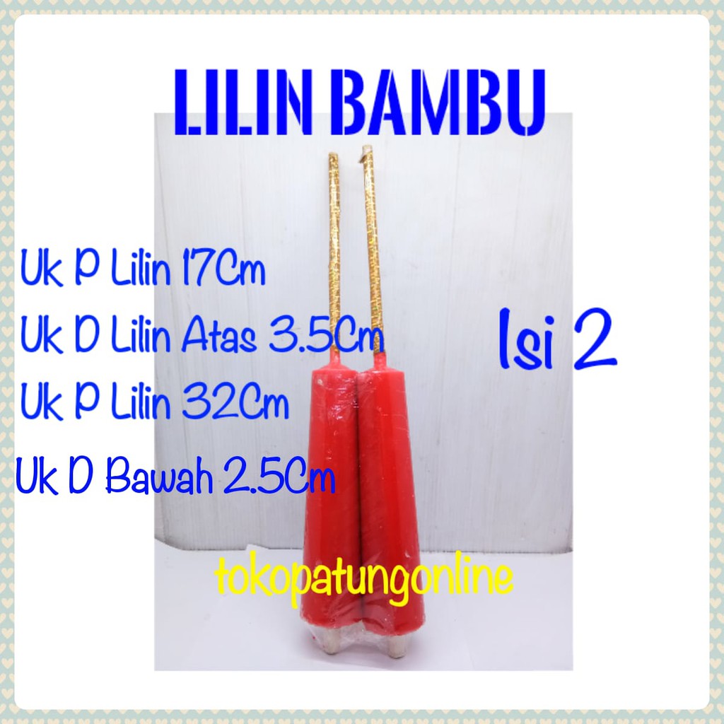 Lilin Bambu Jumbo