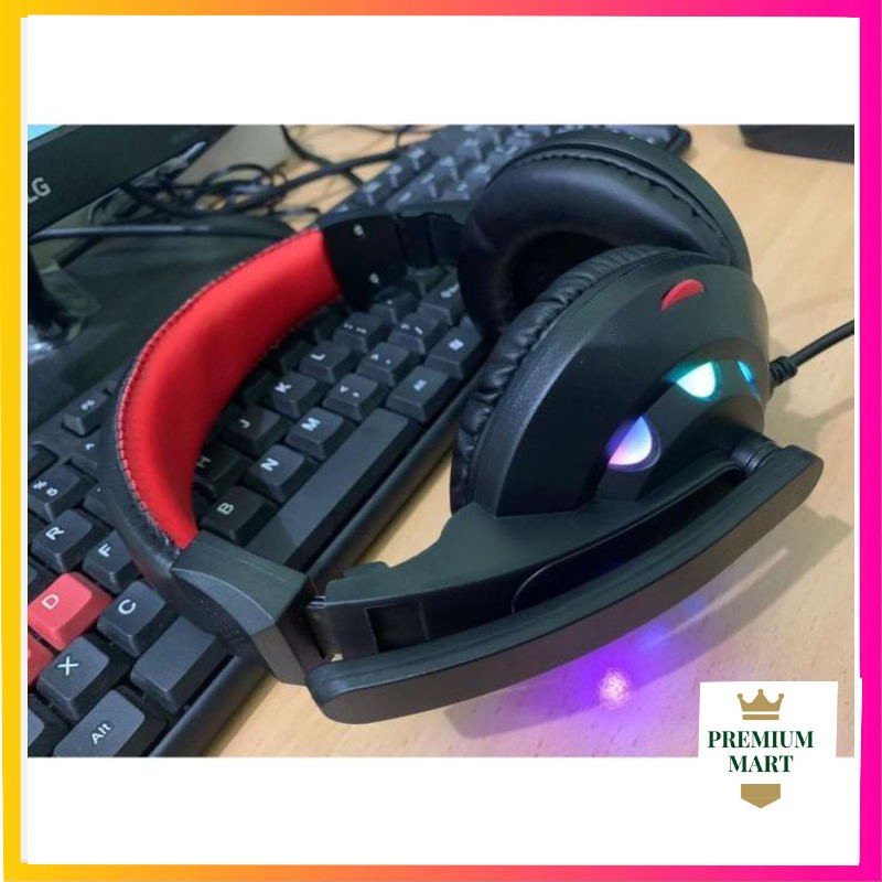 Headset gaming misde A65 led superbass ORIGINAL EARPHONE [PM]