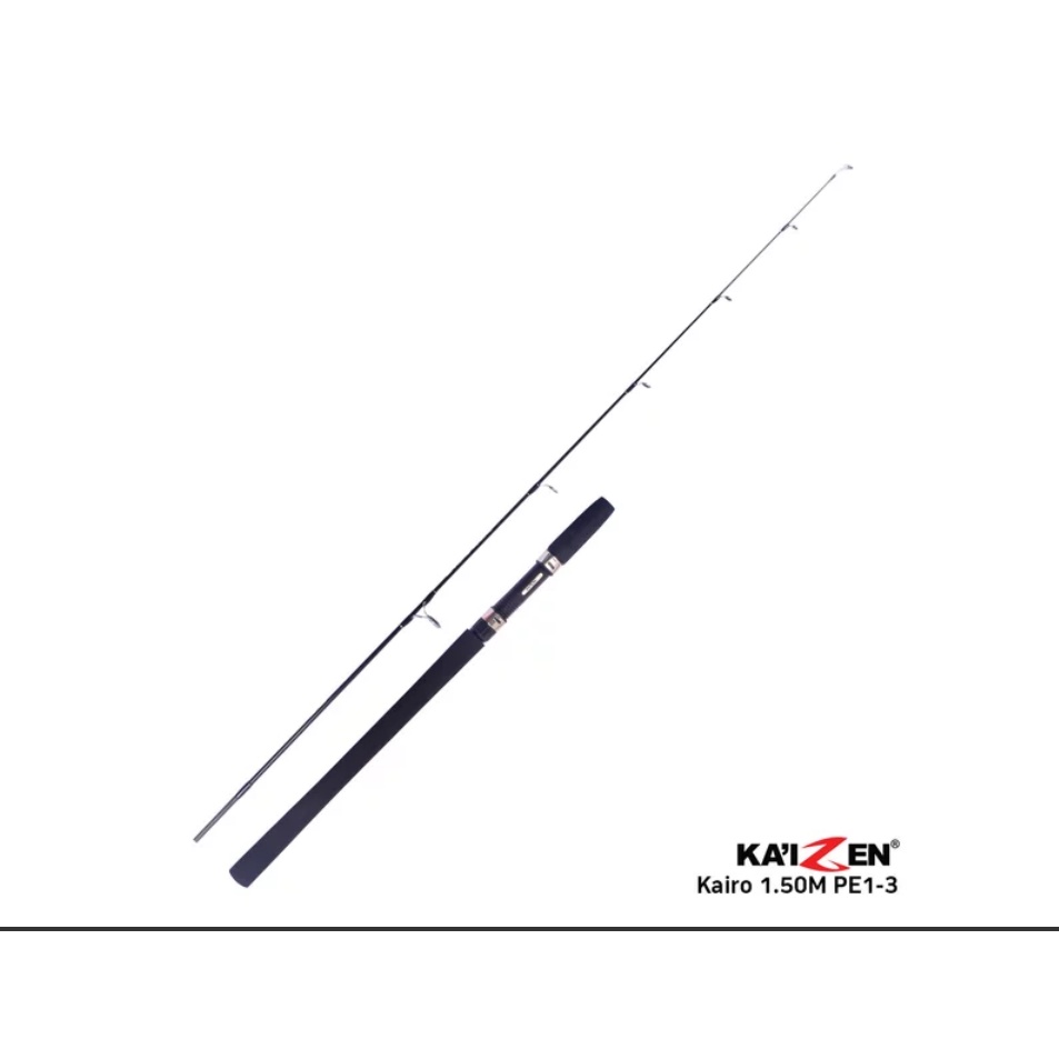 joran pancing kaizen light jigging carbon solid 150cm.165cm. 180cm