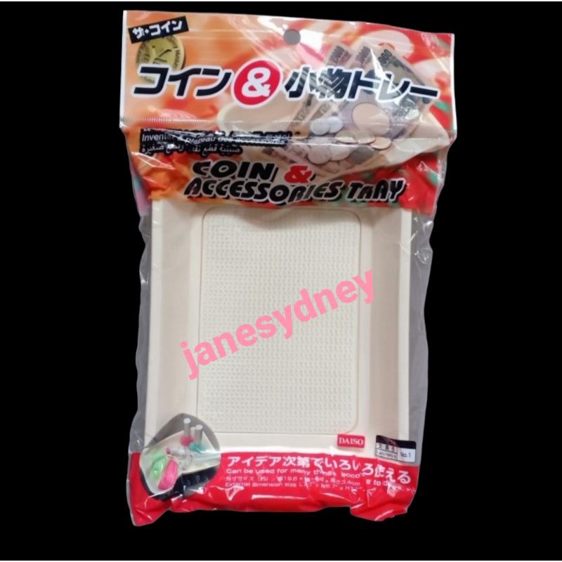 

Daiso Cashier Cash Coin Accesories Tray Nampan Uang Kasir Nampan Pembayaran