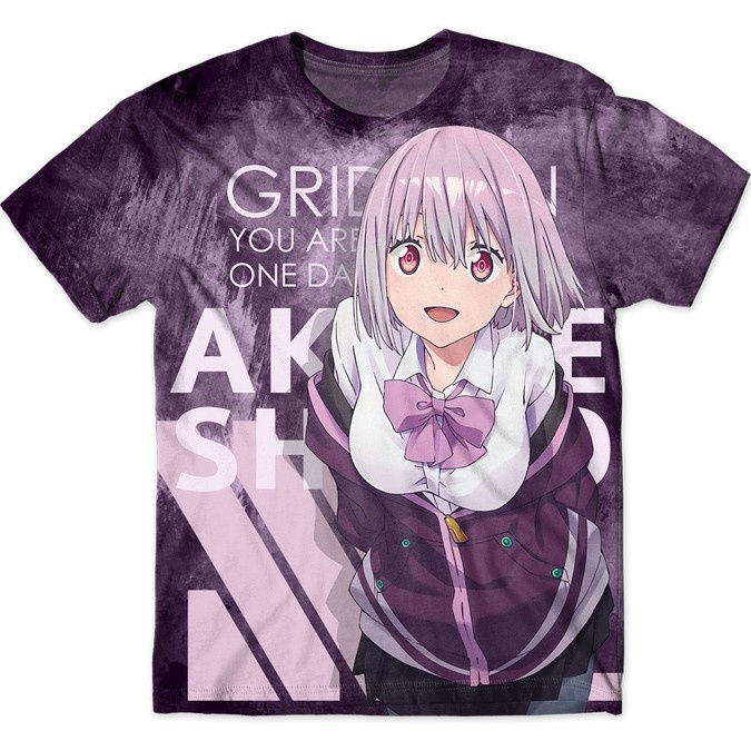 Kaos Anime Fullprint SSSS Gridman Akane Shinjo Full Graphic TShirt