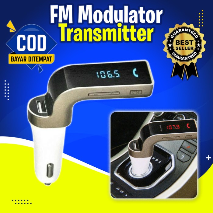 Modulator FM Bluetooth G7 / Modulator Transmitter Bluetooth Mobil