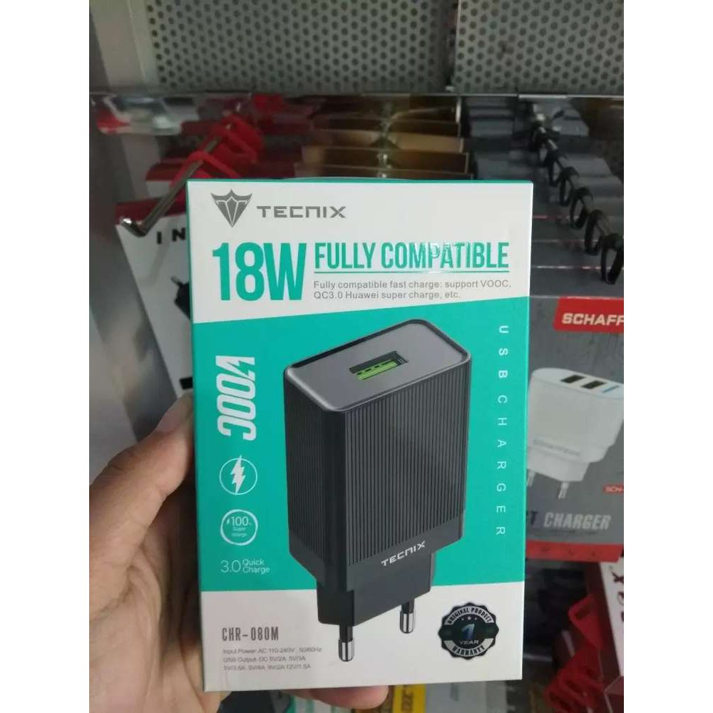 charger micro tecnix chr 080m quick charger 5A garansi resmi 1 tahun
