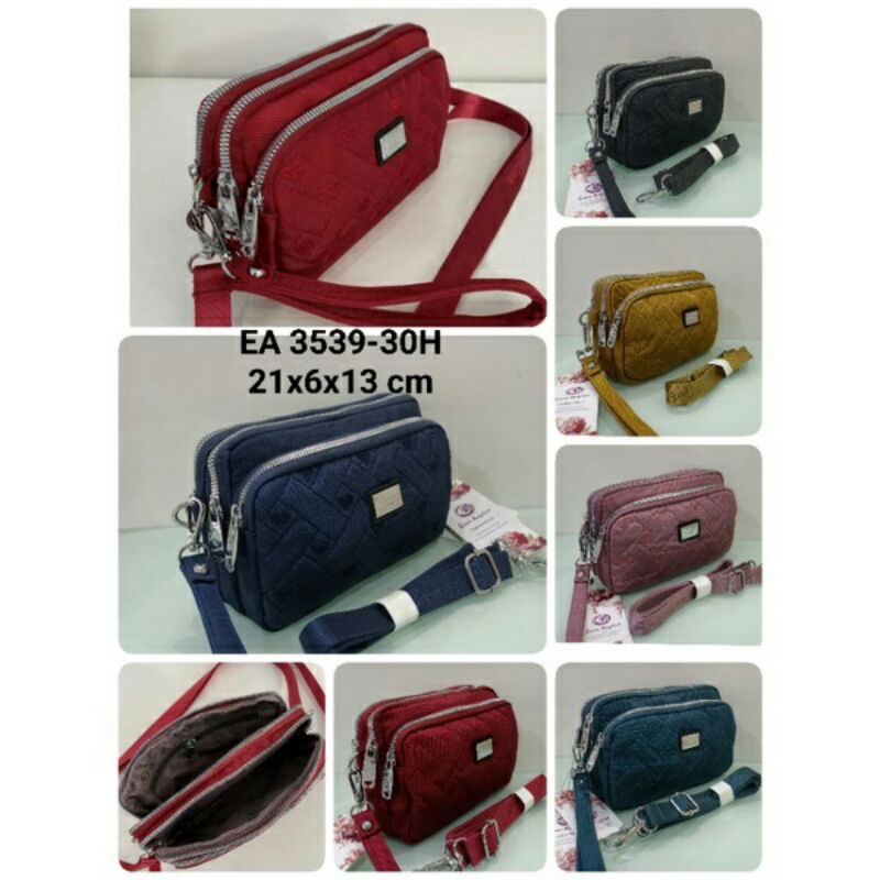 tas selempang knvas ernes angeline  3539-30